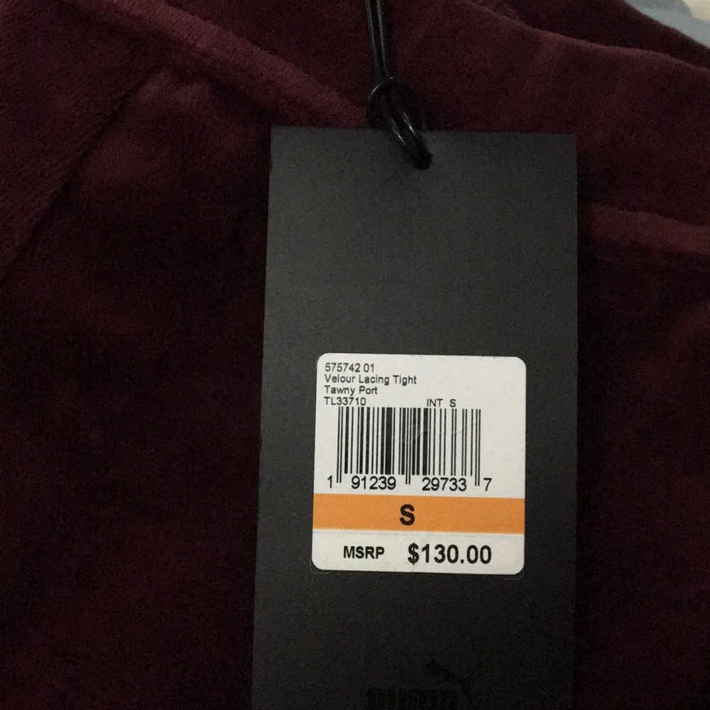 Last one! Fenty Puma Rihanna Velour Lacing Tights - Picture 6 of 6